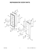 Refrigerator door parts