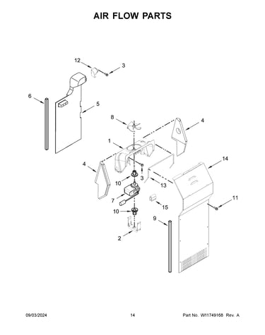 Air flow parts