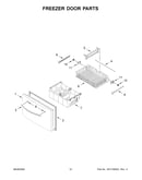 Freezer door parts