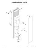 Freezer door parts