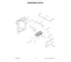 Amana ASI2175GRS10 dispenser parts diagram