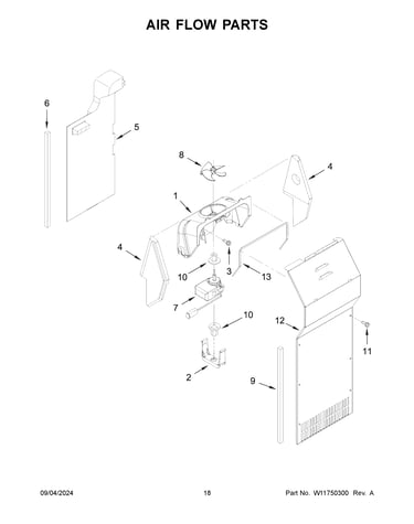 Air flow parts