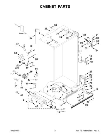 Cabinet parts