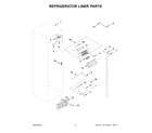 KitchenAid KBSD702MSS01 refrigerator liner parts diagram