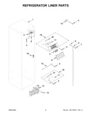 Refrigerator liner parts