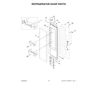 KitchenAid KBSD702MSS01 refrigerator door parts diagram