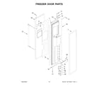 KitchenAid KBSD702MSS01 freezer door parts diagram