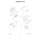 KitchenAid KBSD702MSS01 dispenser parts diagram