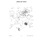 KitchenAid KBSD702MSS01 upper unit parts diagram