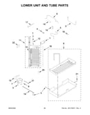 Lower unit and tube parts