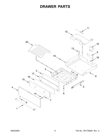 Drawer parts