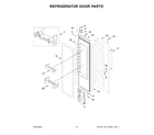 KitchenAid KBSD702MPS01 refrigerator door parts diagram