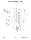 Refrigerator door parts