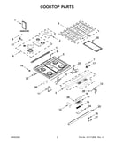 Cooktop parts