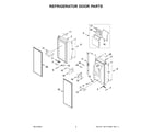 KitchenAid KRMF536RPS01 refrigerator door parts diagram