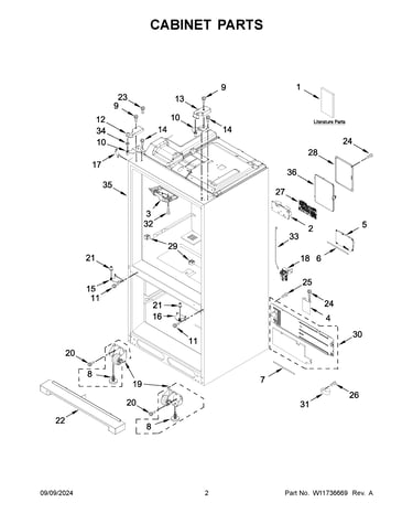 Cabinet parts