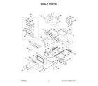 KitchenAid KRMF706ESS06 shelf parts diagram