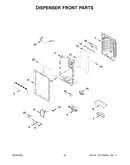 Dispenser front parts