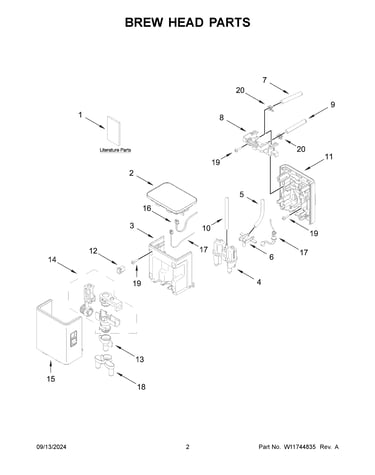Brew head parts