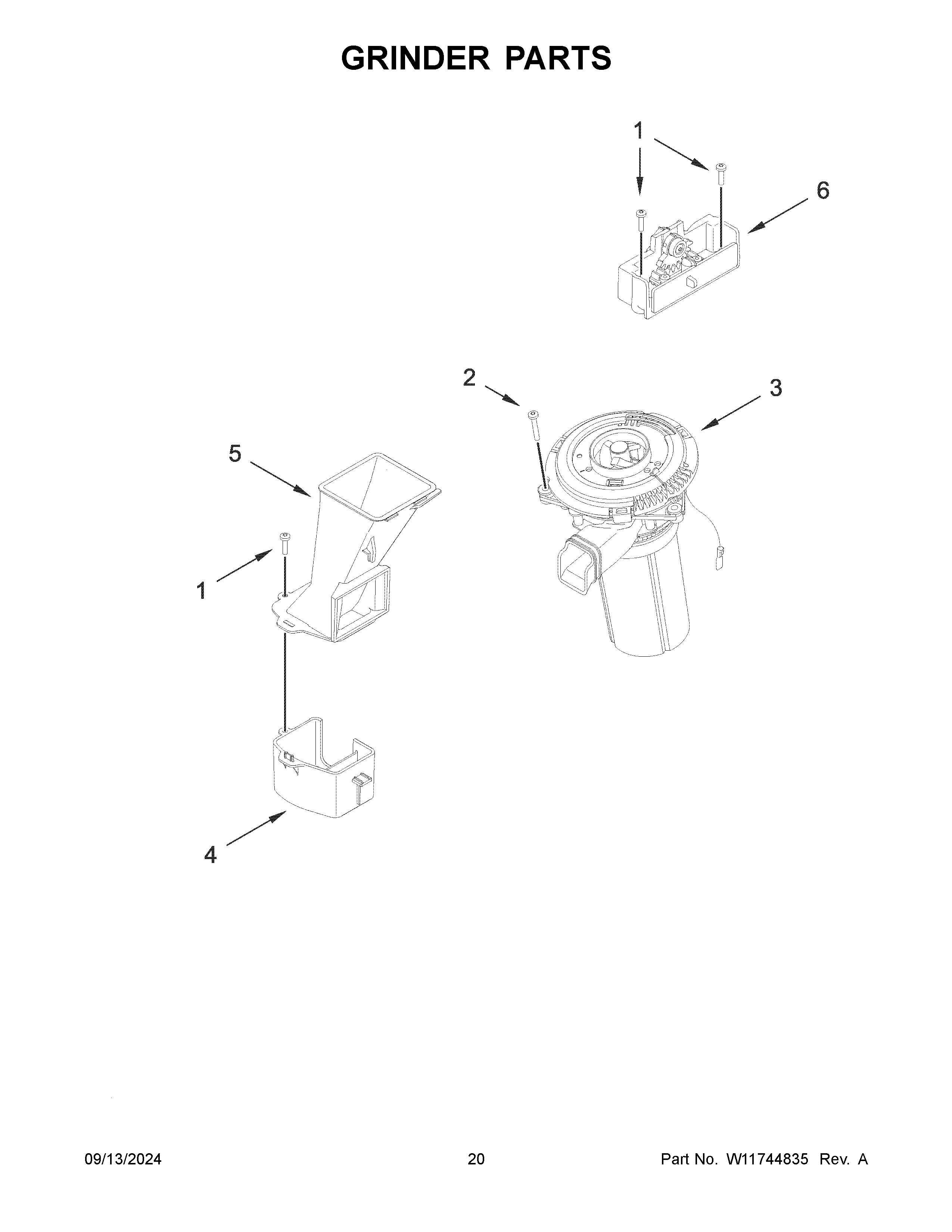 Grinder parts