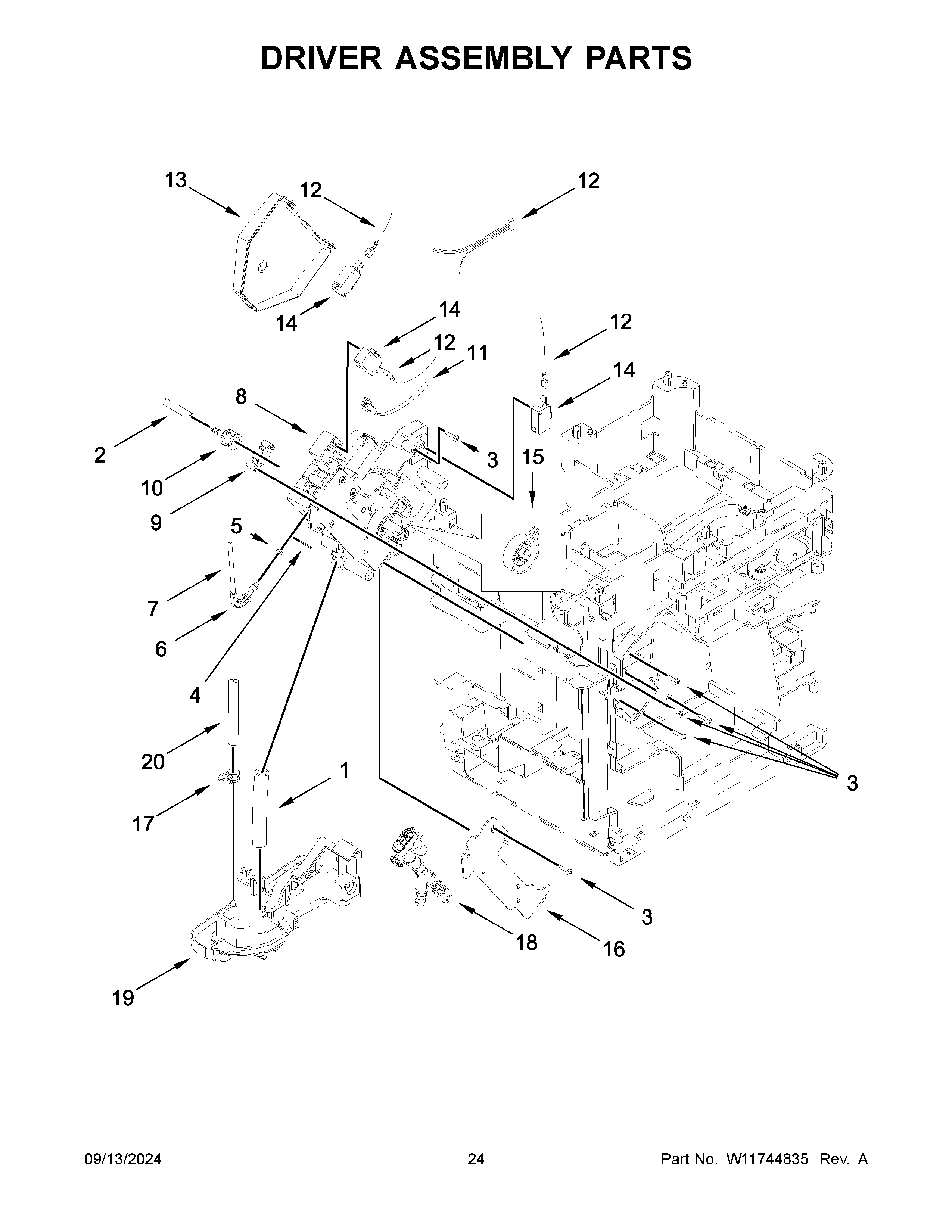 Driver assembly parts