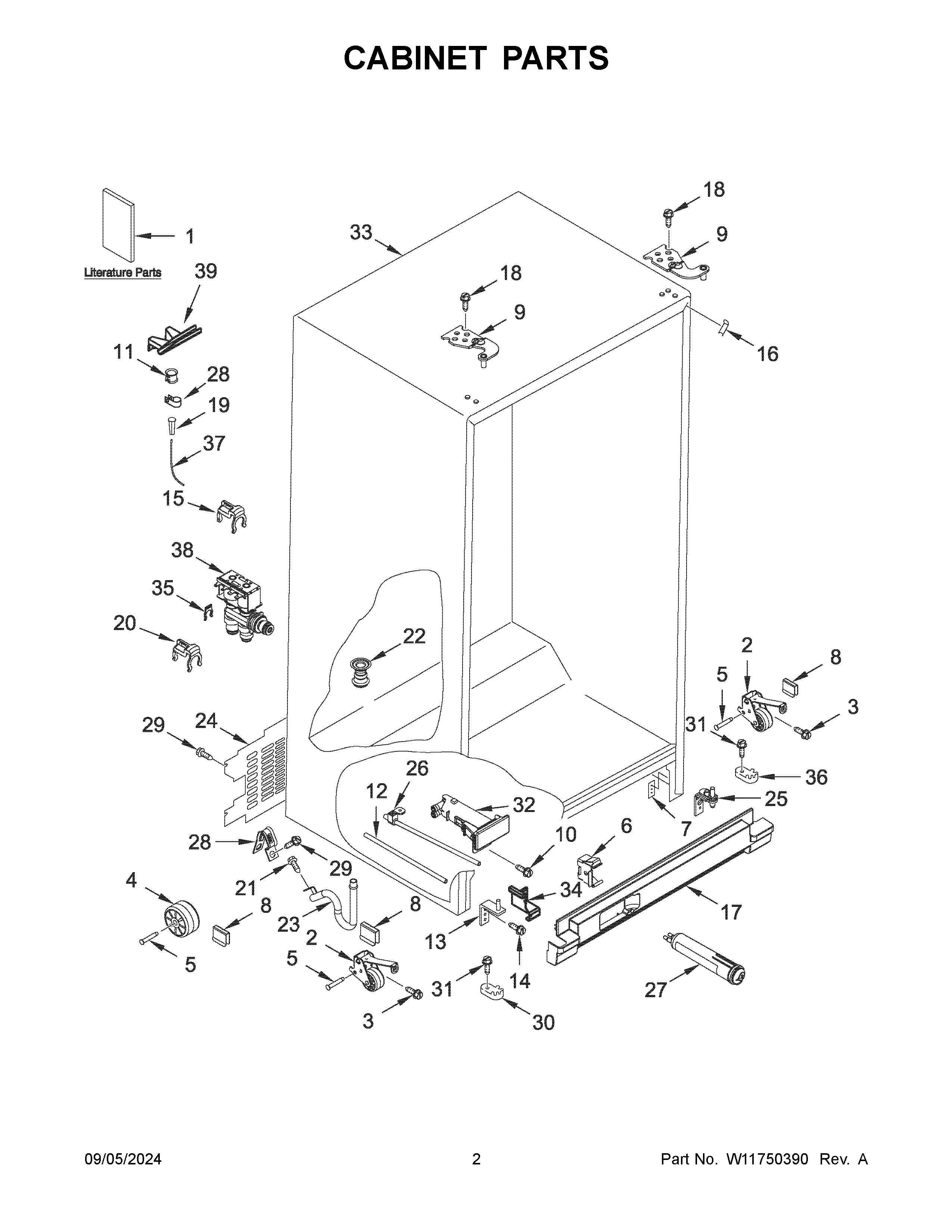 CABINET PARTS