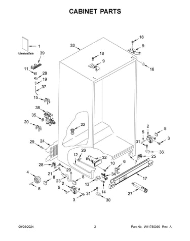 Cabinet parts