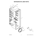 Whirlpool WRS311SDHM12 refrigerator liner parts diagram