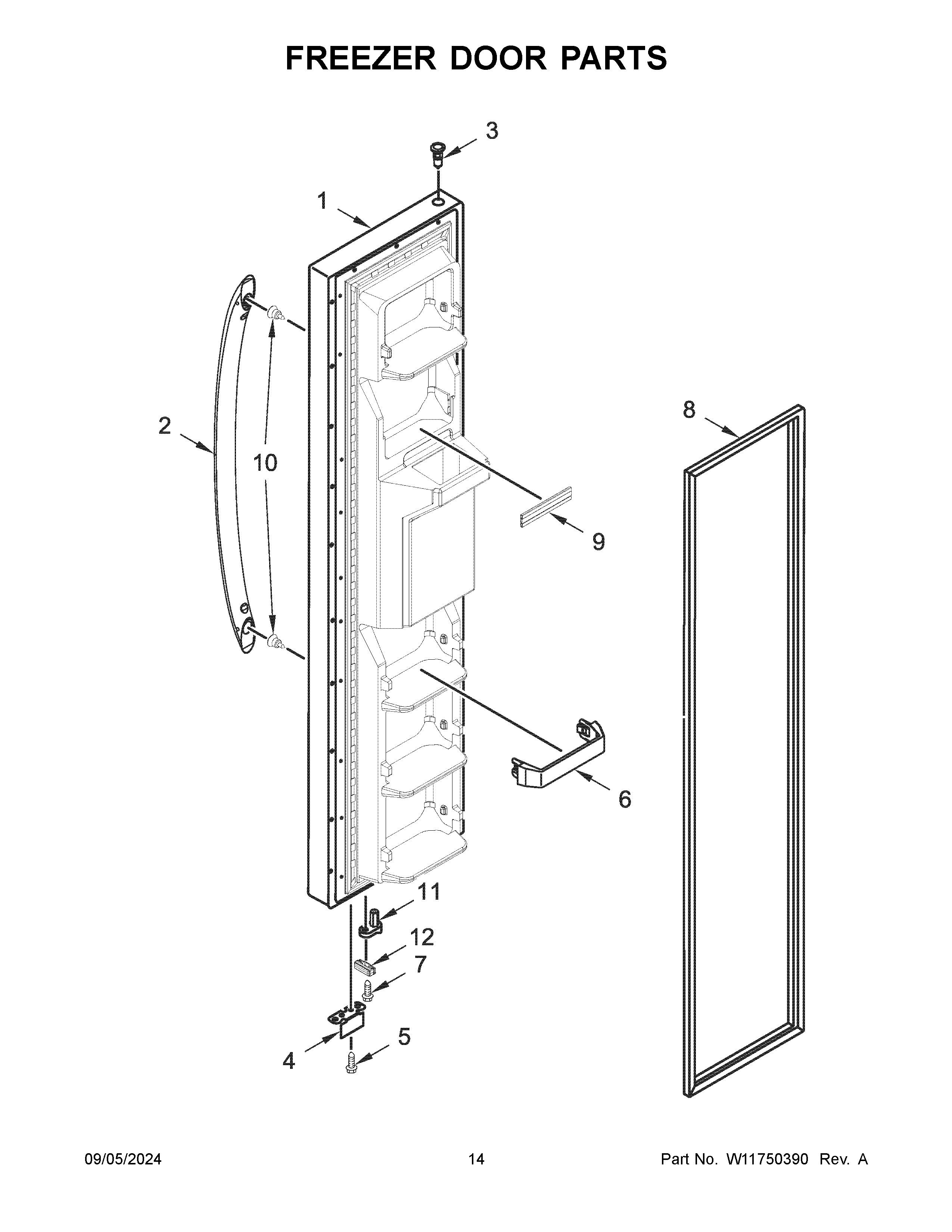 FREEZER DOOR PARTS