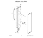 Whirlpool WRS311SDHM12 freezer door parts diagram