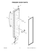 Freezer door parts
