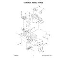 KitchenAid KUIX535HPA02 control panel parts diagram