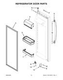 Refrigerator door parts