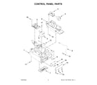 KitchenAid KUIX335HPS02 control panel parts diagram