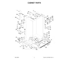 Jenn-Air JBSS42E22L01 cabinet parts diagram