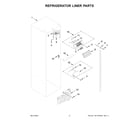 Jenn-Air JBSS42E22L01 refrigerator liner parts diagram