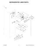 Refrigerator liner parts