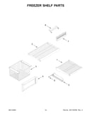 Freezer shelf parts