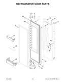 Refrigerator door parts