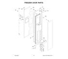 Jenn-Air JBSS42E22L01 freezer door parts diagram