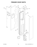Freezer door parts