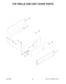 Top grille and unit cover parts