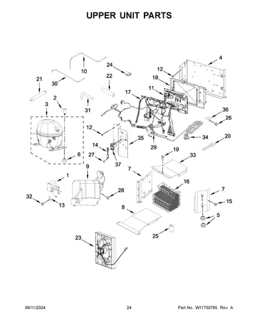 Upper unit parts