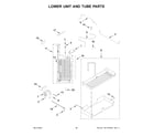 Jenn-Air JBSS42E22L01 lower unit and tube parts diagram