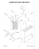 Lower unit and tube parts
