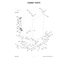 Whirlpool WRS315SDHT11 cabinet parts diagram