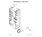 Whirlpool WRS315SDHT11 refrigerator liner parts diagram