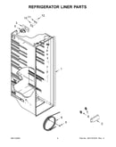 Refrigerator liner parts