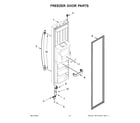 Whirlpool WRS315SDHT11 freezer door parts diagram