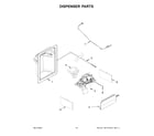 Whirlpool WRS315SDHT11 dispenser parts diagram